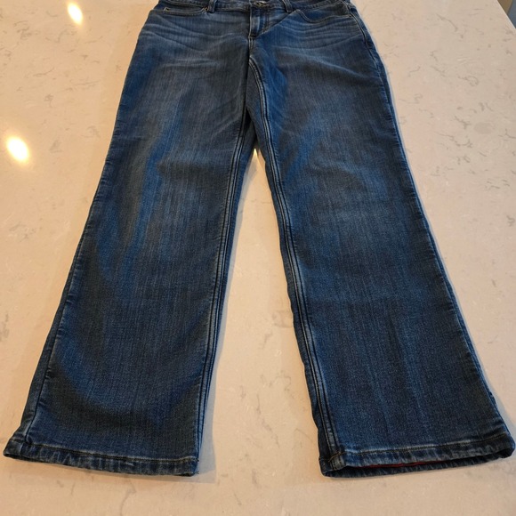 Duluth Trading Co | Women's Flannel Lined Jeans | Size 10x29 - Picture 4 of 10